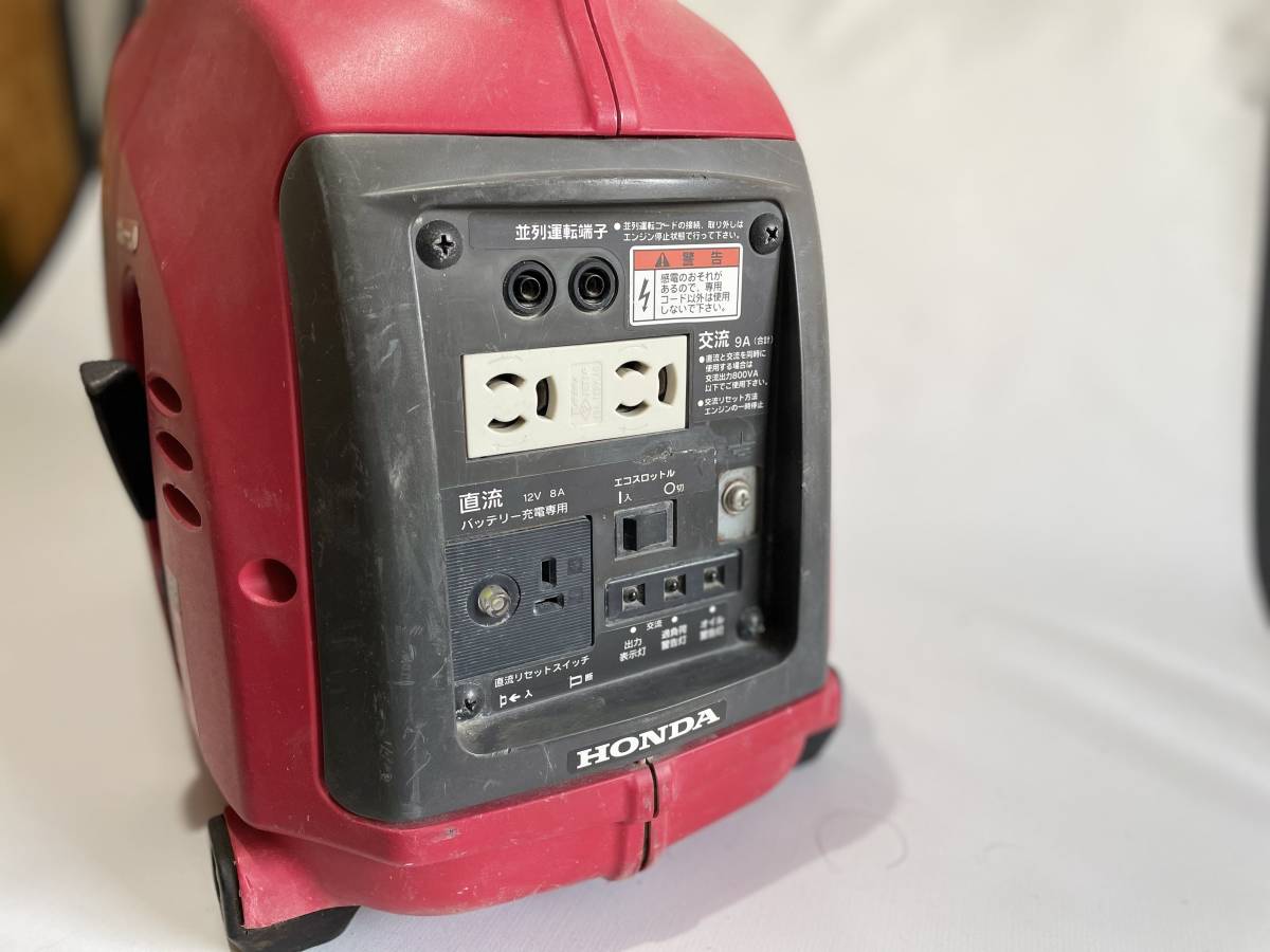 中古並品】 HONDA インバータ発電機 EU9i 動作確認済み プラグ交換済み 
