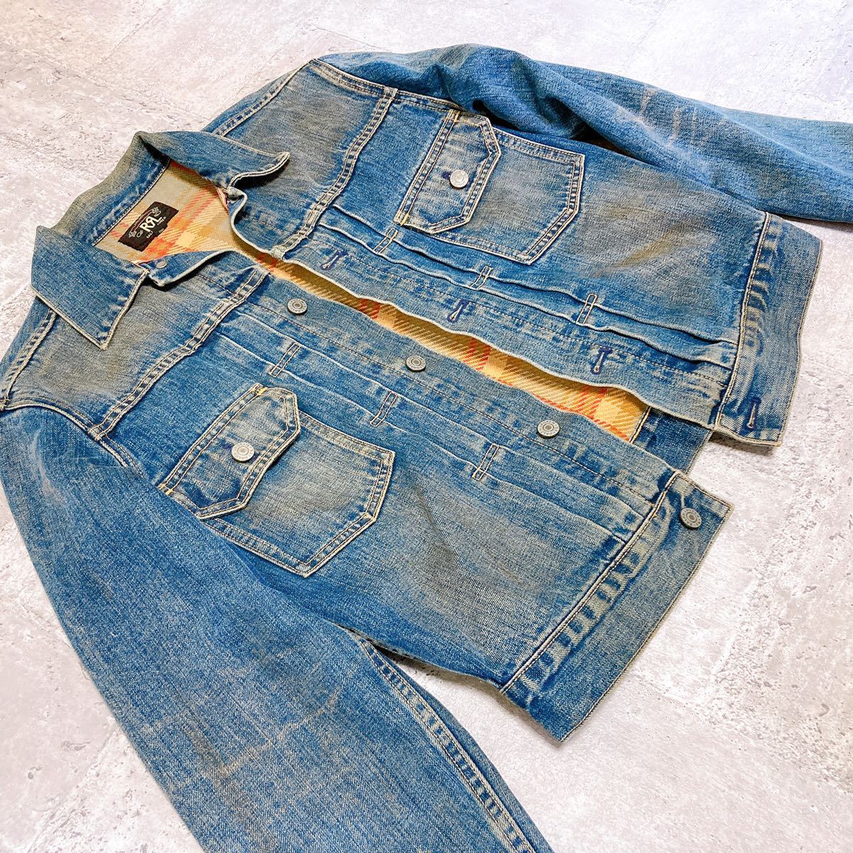 美品】RRL 【2nd TYPE DENIM JACKET】ラルフローレン デニムジャケット 