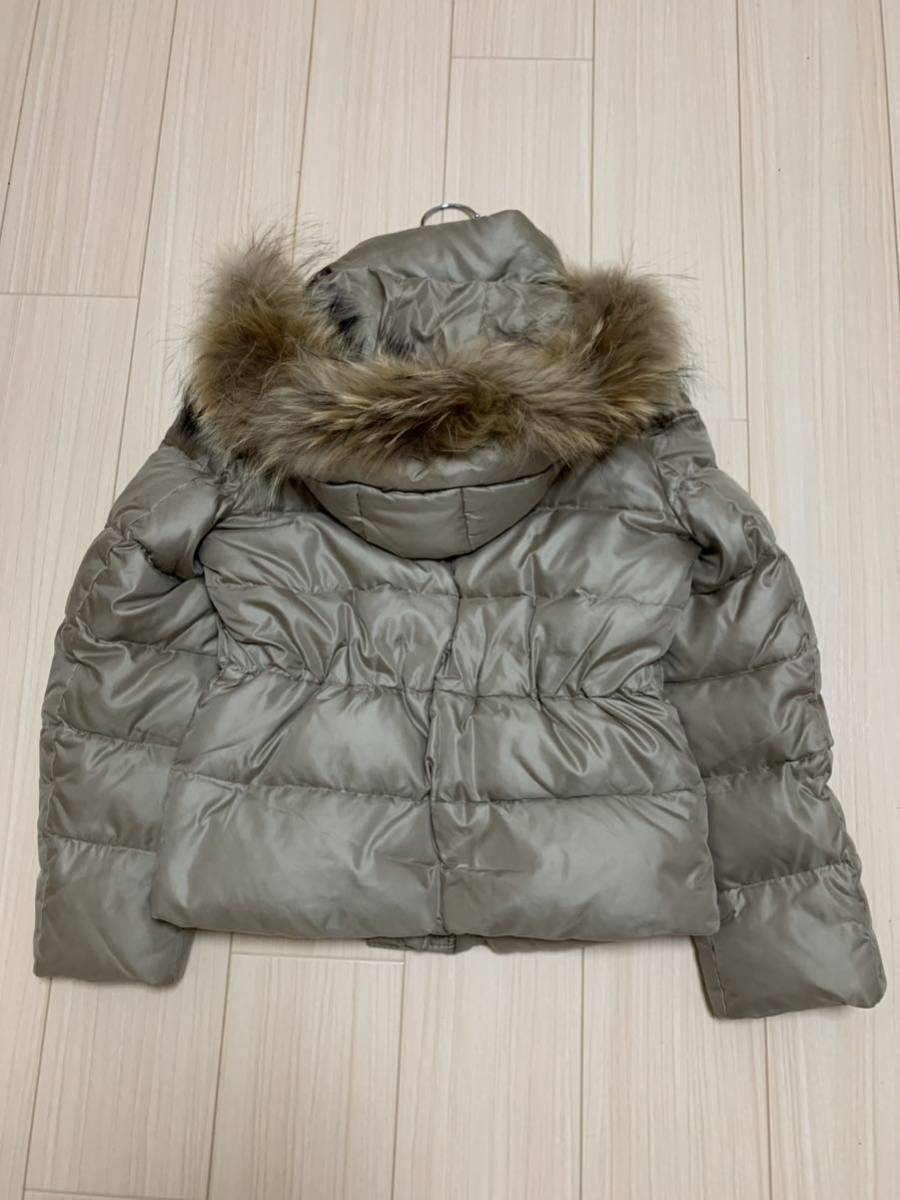 23区 毛皮 フード ダウンコート サイズ38 ダウンコート ファー フード付き 洗えるダウン ジャケット ロング