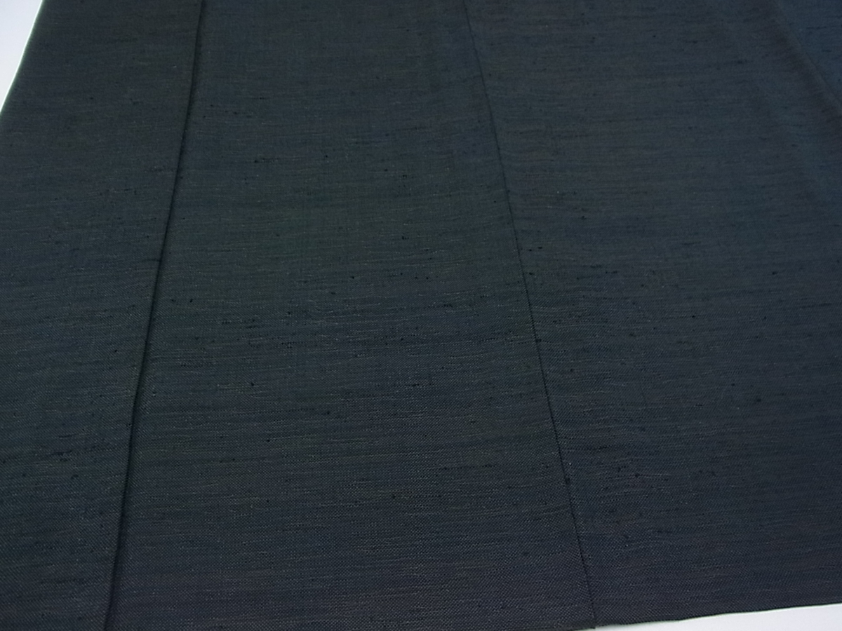 平和屋□希少 伊兵衛織 工芸手織 単衣 紬 たとう紙付き 逸品 s30303 