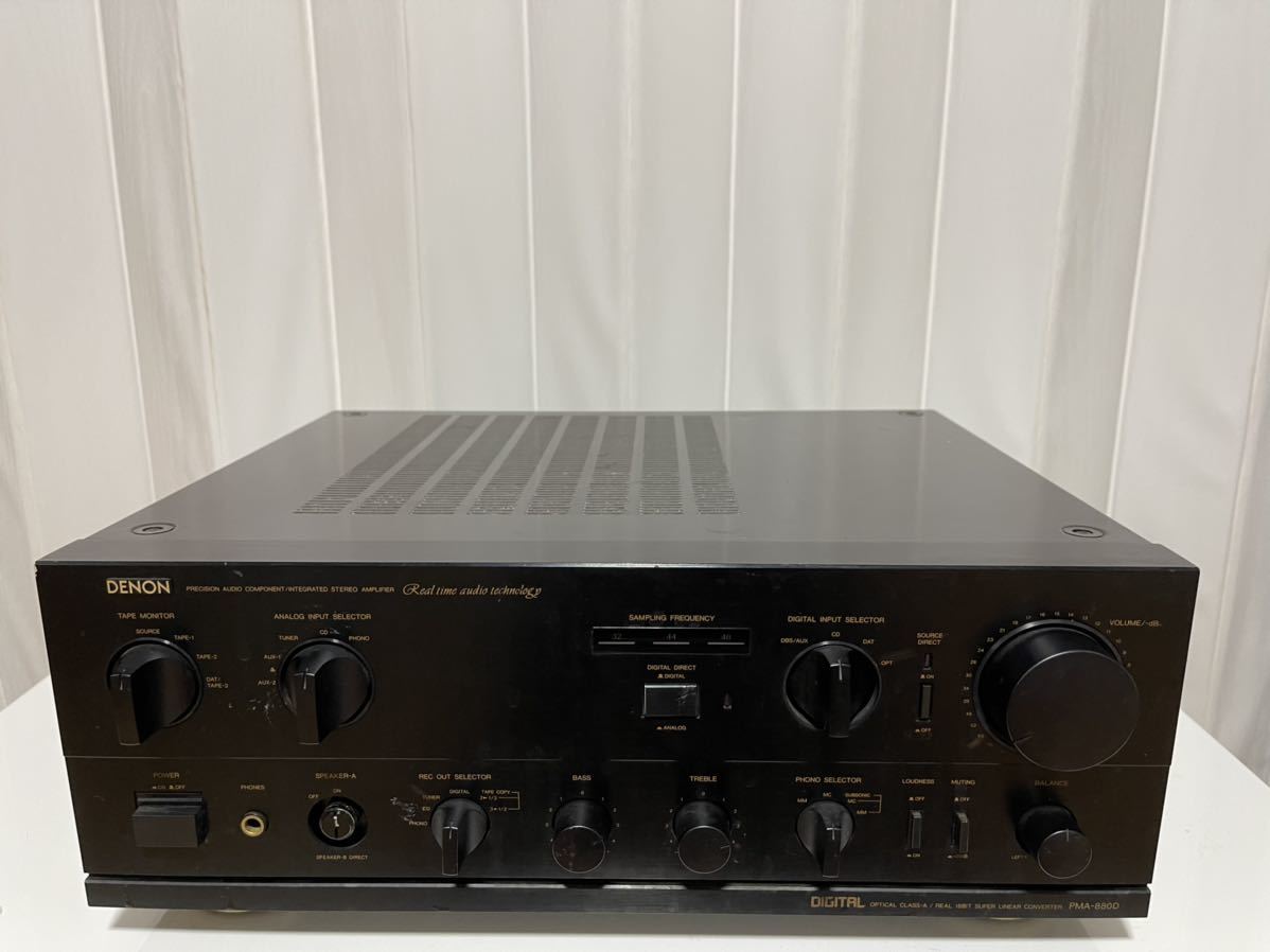PMA-880D DENON デノン プリメインアンプ ☆ (F4779) 音出し可 黒