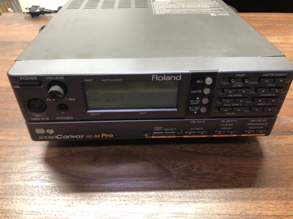 Roland SC-88 通電確認のみ Roland/ローランド Sound Canvas SC-88 Pro