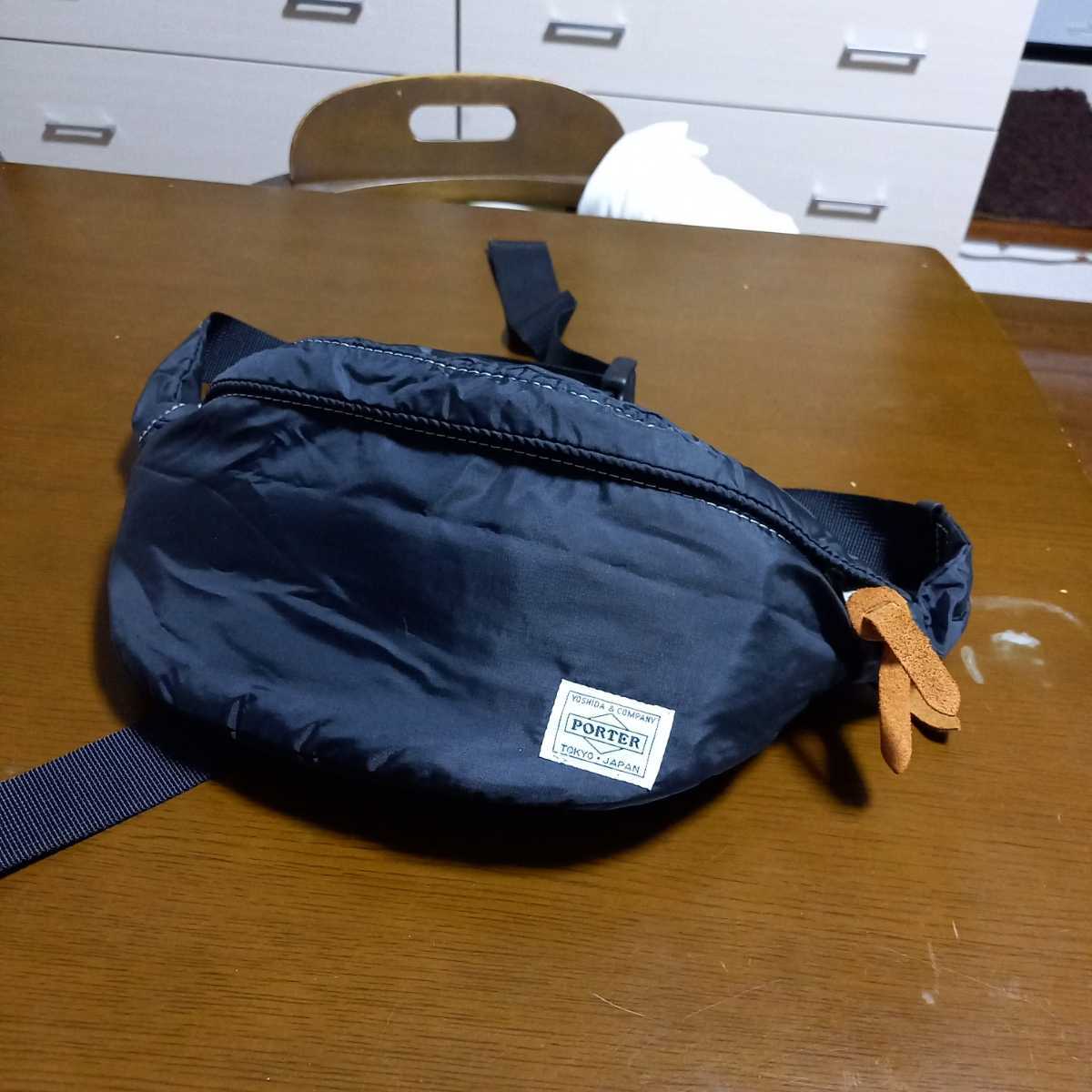 美品】 PORTER ポーター ウエストバッグ ボディバッグ ショルダー