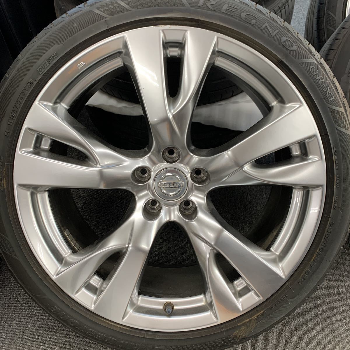 日産 フーガ Y51 タイプS 純正ホイール 20インチ 4本セット レグノ 
