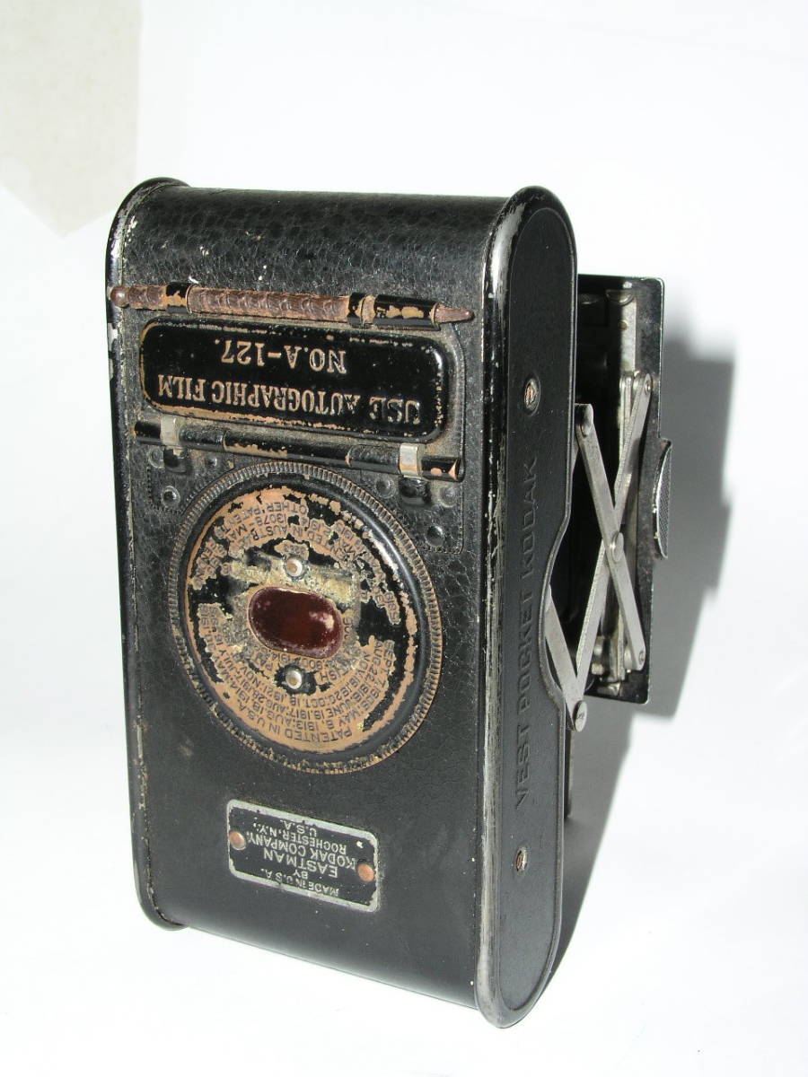 3762○○ ベス単 VEST POCKET KODAK ○ Kodak Vest Pocket GREEN