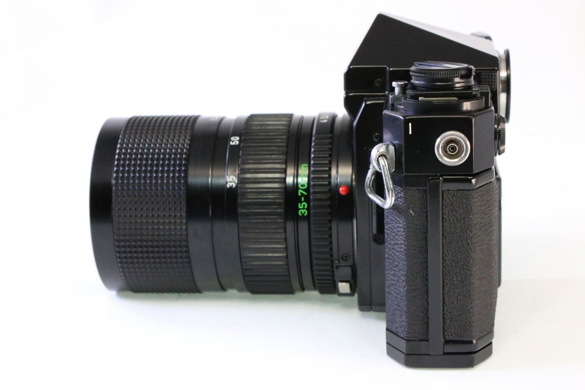 実用□CANON F-1 + NEW FD 35-70mm□シャッター全速・露出計完