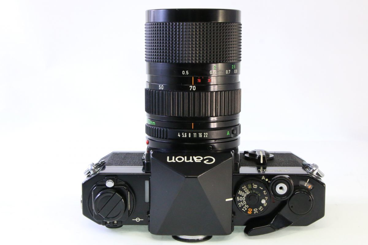 ★各部モルト張り替え済・美品★ キャノン F-1 ボディ #20198 実用□CANON F-1 + NEW FD 35-70mm□シャッター全速・露出計完