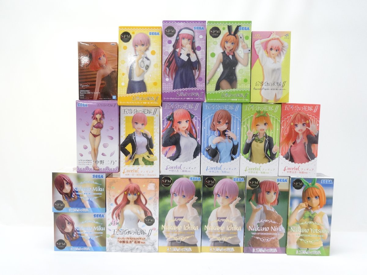 五等分の花嫁 プライズフィギュア 18体セット スーパープレミアム 
