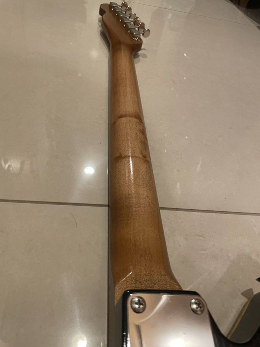 個人ビルダー作 テレキャスタータイプ gretsch billy bo風 Mod 軽量2.8  