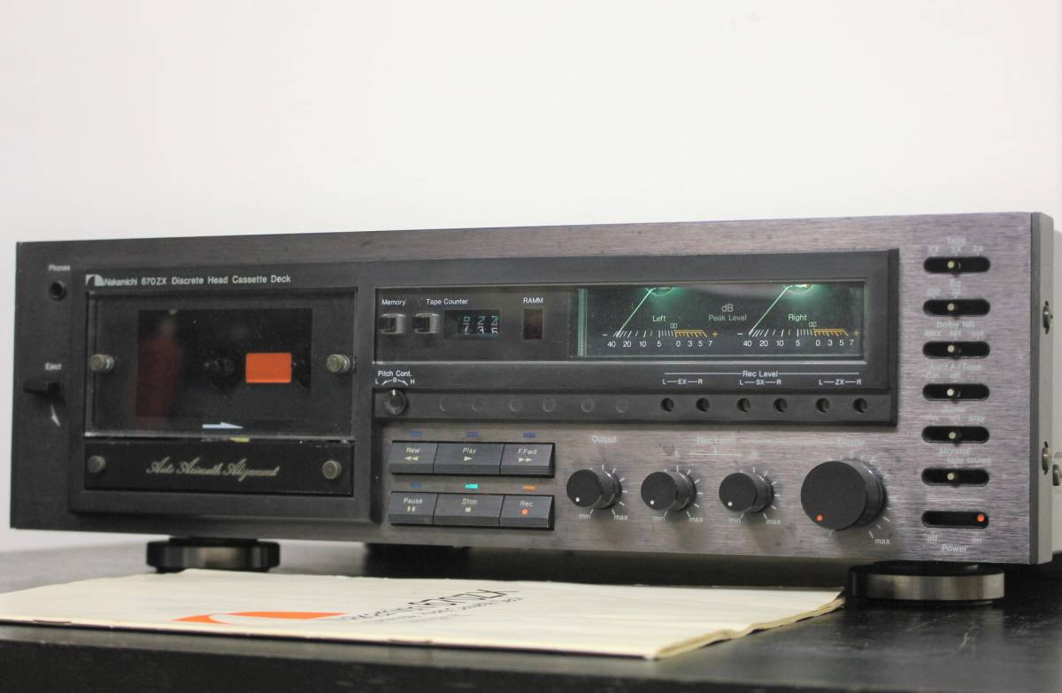 Nakamichi ナカミチ 670ZX オートアジマスアライメント機能搭載 3HEAD