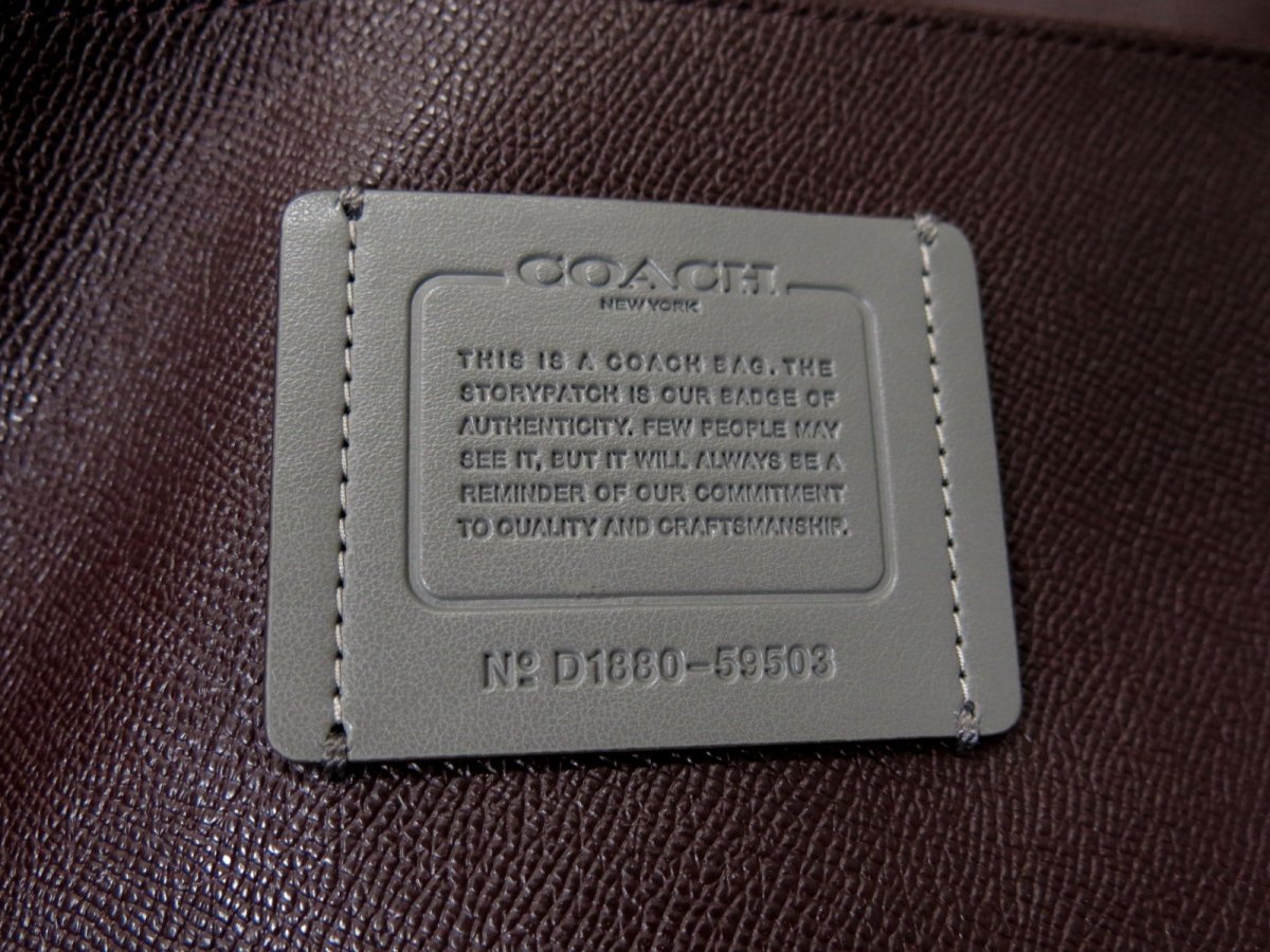 ○未使用○COACH コーチ○59503 リバーシブル ラージ マーケット  