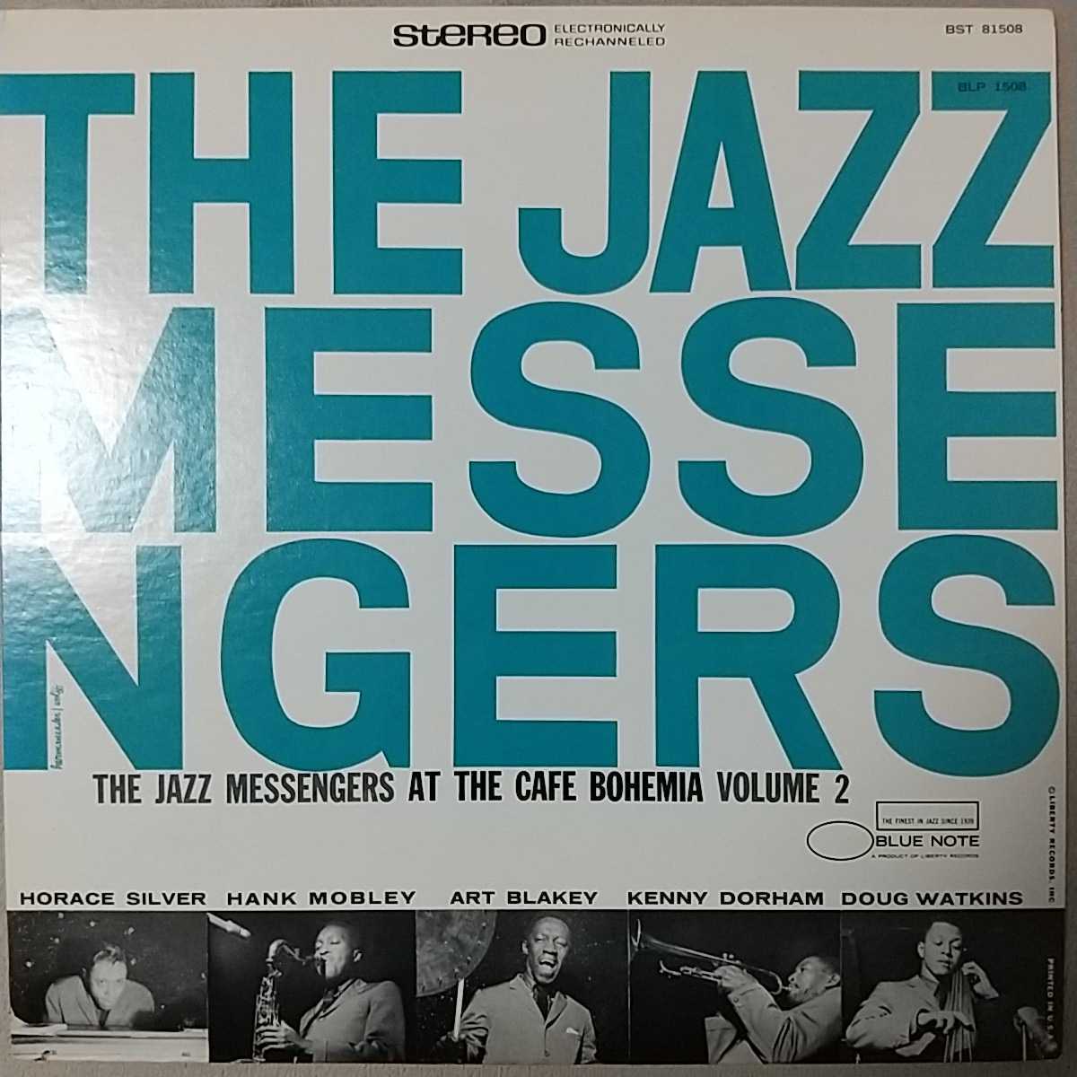 【US盤】AT THE CAFE BOHEMIA VOLUME2 / THE JAZZ MESSENGERS BLUE NOTE BST-81508 リバティ