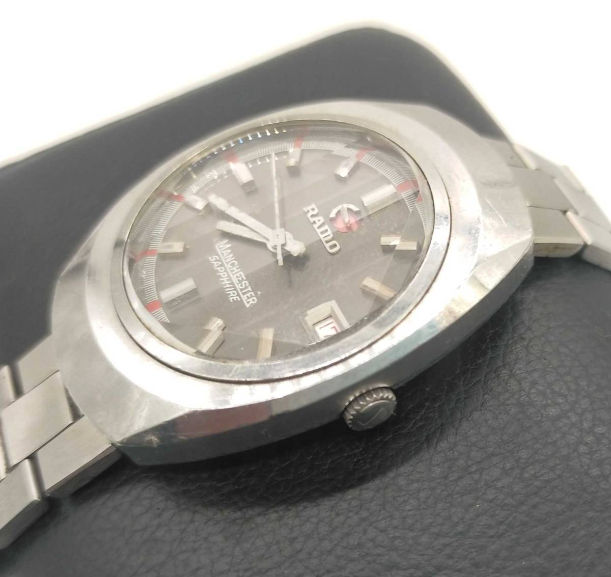 RADO ラドー MANCHESTER ラドーマンチェスター7面カットサファイヤの