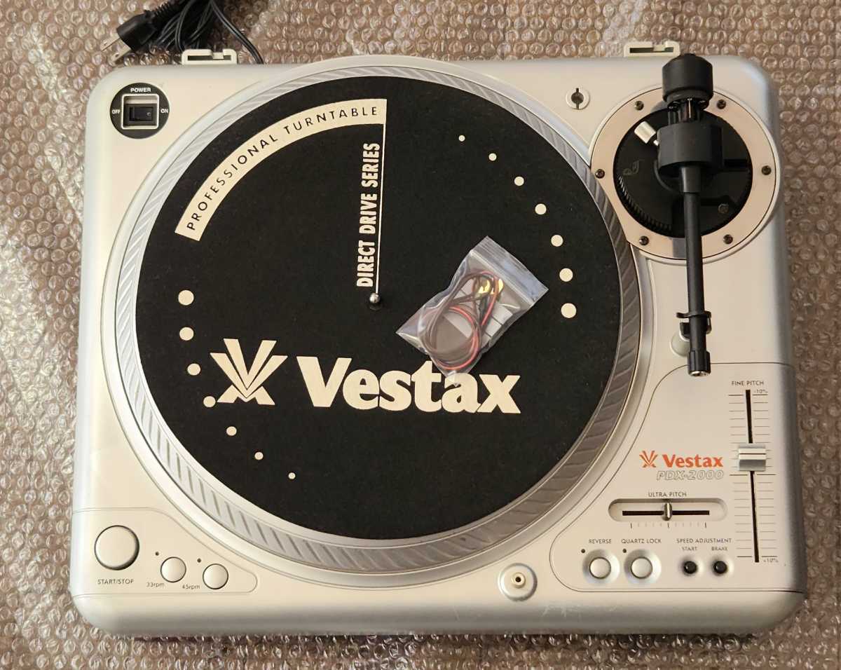 PDX-2000 Vestax ベスタクス ターンテーブル DJターンテーブル ◇G4826