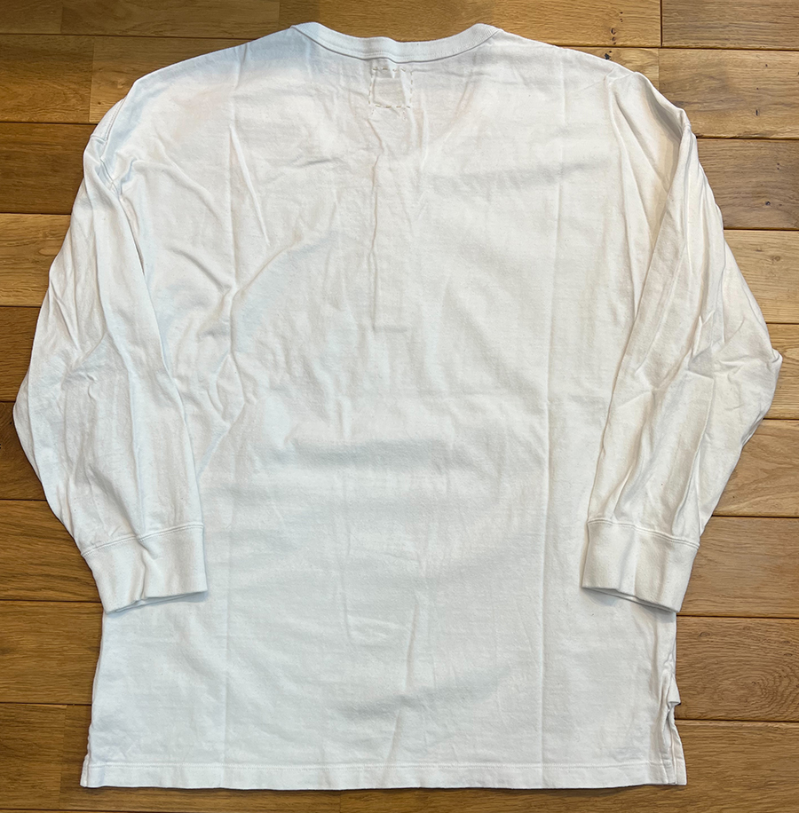 visvim ビズビム JUMBO VINTAGE HENLEY L/S COLOR:WHITE SIZE:2 品番:0117105010025 HENLEY visvim ビズビム DENIM C R&amp;amp;Co