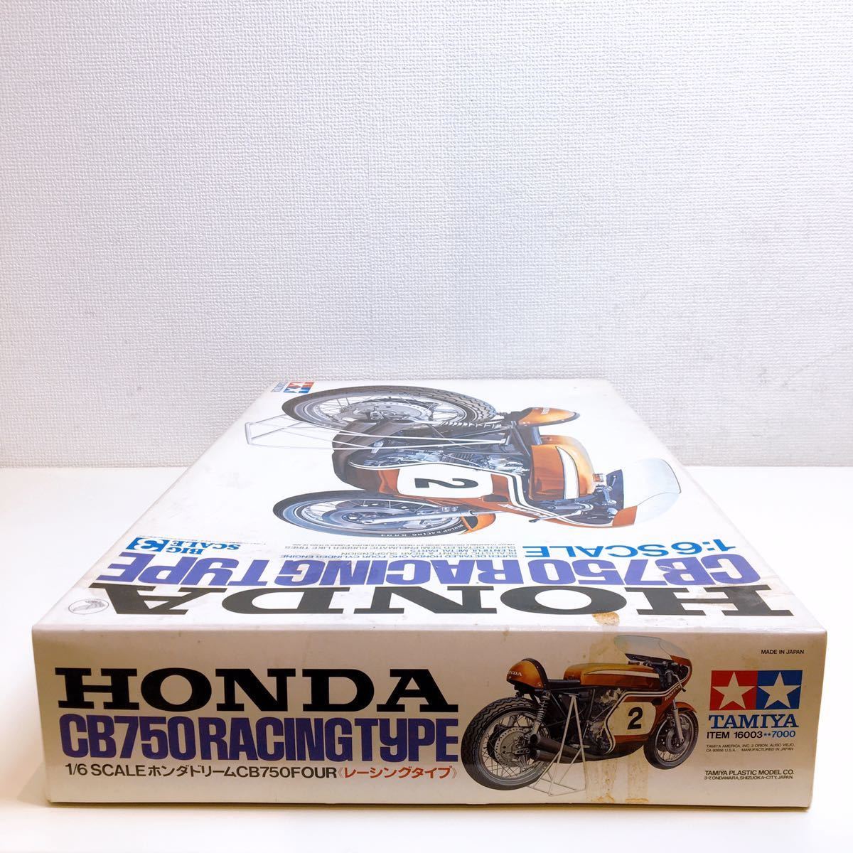 48【未組立】HONDA CB750レーシングタイプ TAMIYA 1/6 ホンダドリーム 