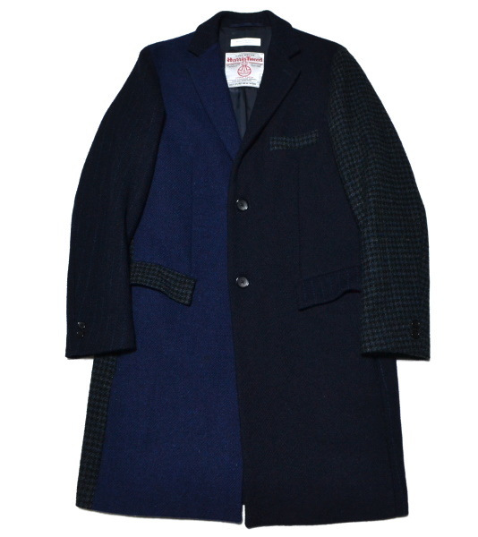 BEAUTY＆YOUTH チェスターコート Harris Tweed チェックM HARRIS TWEED ハリスツイード BEAUTY&YOUTH ビューティ＆ユース 高級