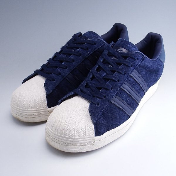 極美品 adidas GY8132 SUPERSTAR NAVY us9.5 27.5cm アディダス 