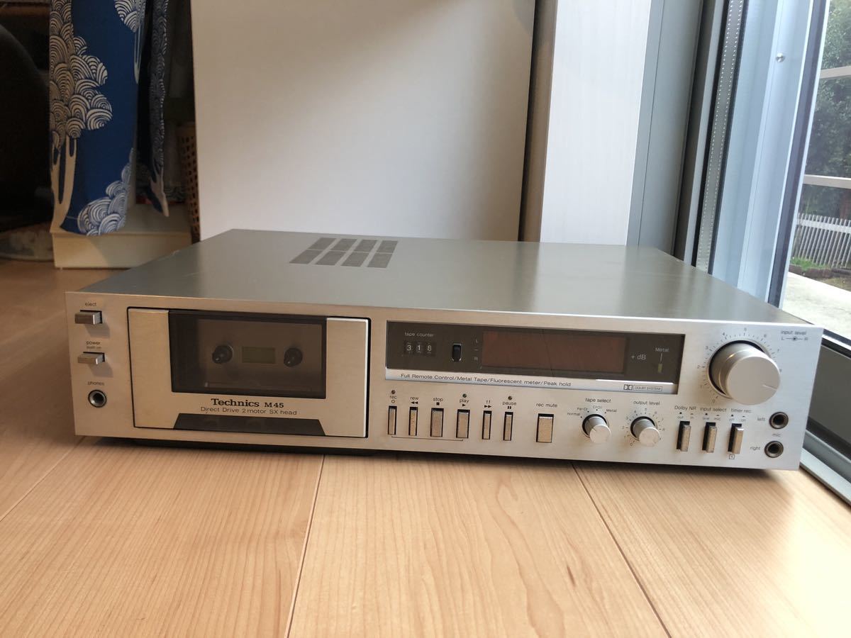 Technics M-45 カセットデッキ　動作良好 Technics RS-M45 カセットデッキ テクニクス DDカセットデッキRS-M45