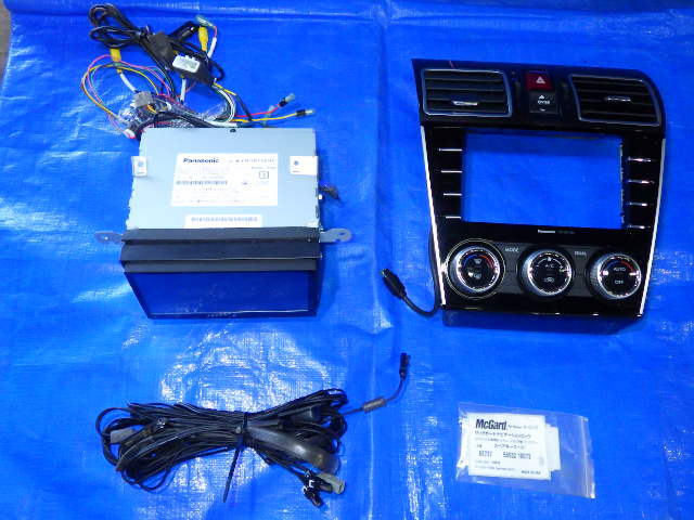 76 インプレッサ G4 純正 GJ7 後期 28年 FB20 パナソニック Panasonic ナビ CN-LR710DFC 地図データ2015年