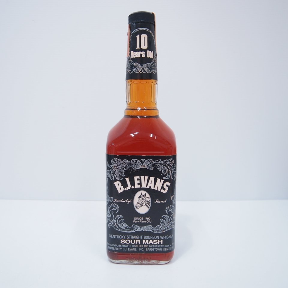 G25377C4S B.J.EVANS Very Rare Old 10年 SOUR MASH エヴァンス サワー