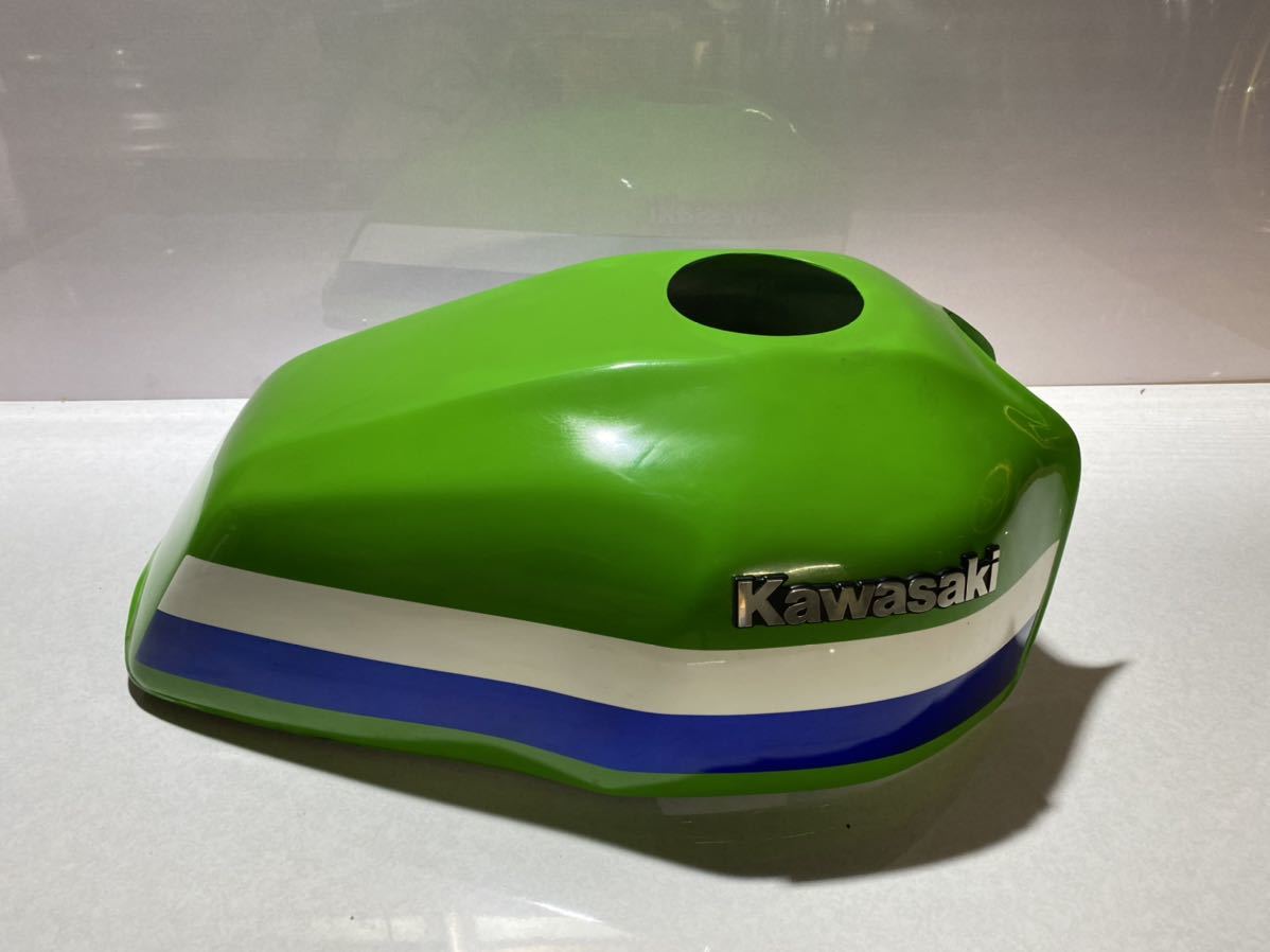 ZRX400 タンクカバー Kawasaki カワサキ ライムグリーン ローソン 