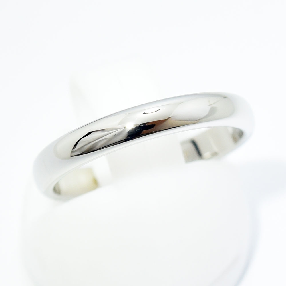 ティファニー リング クラシック バンド TIFFANY&Co. 指輪 幅3.0mm PT950 約11.5号 新品仕上げ 中古