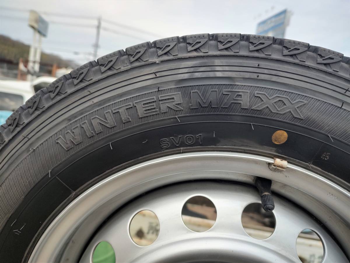 155⁄80R14 プロボックス サクシード スチールホイール付 プロボックス