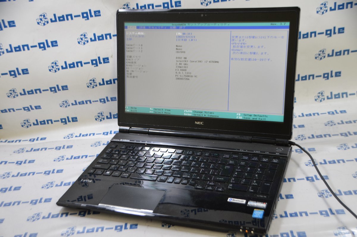 関西 ジャンク NEC LaVie L LL750 PC-LL750MSB-YC i7-4700MQ 2.4GHz