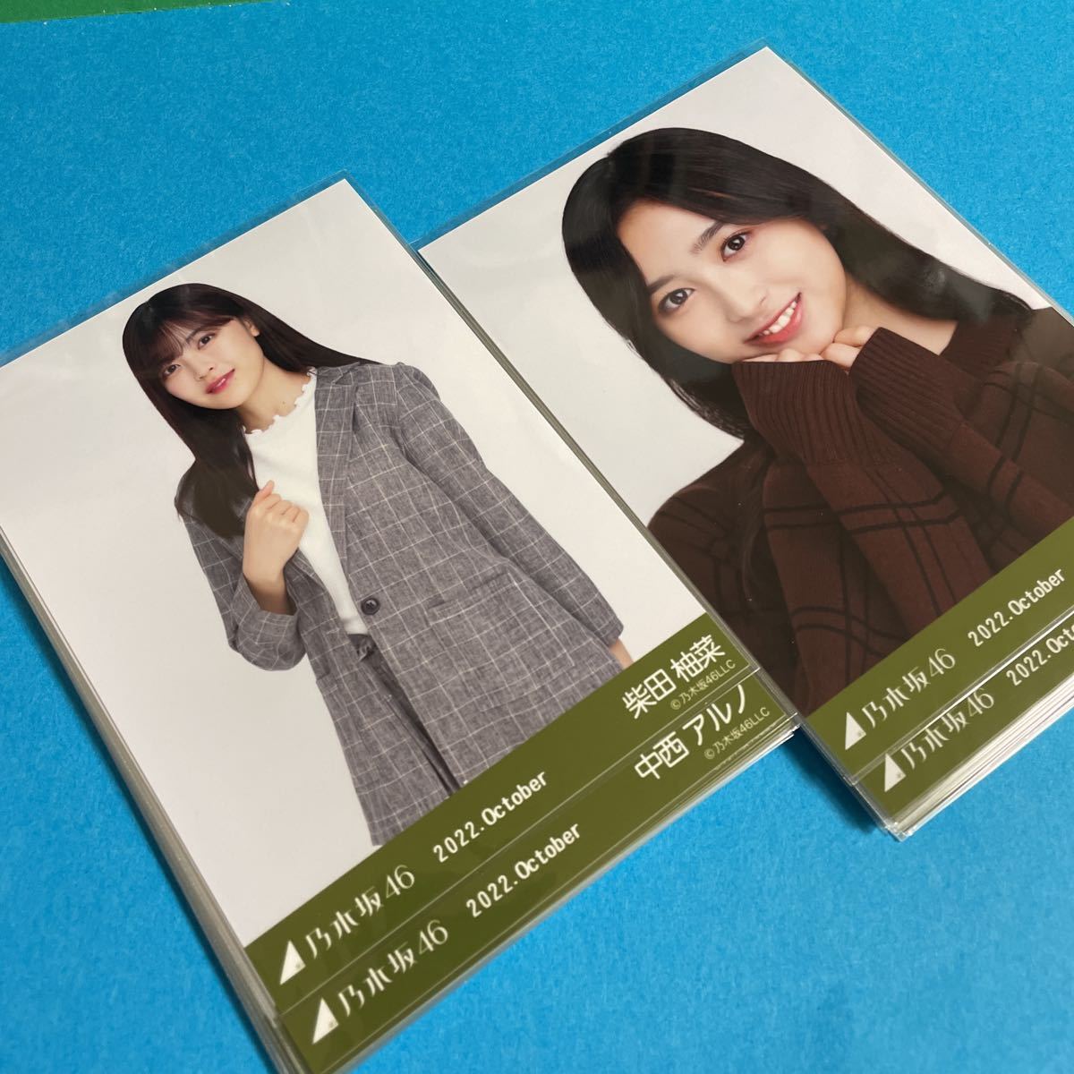 乃木坂46 生写真 ウィンドウペンチェック 34枚まとめ売り 井上和 五百 
