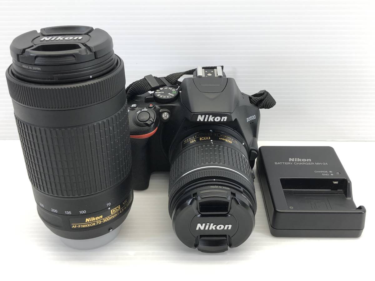 〇NIKON ニコン 一眼レフデジタルカメラ ダブルズームキット D3500 18