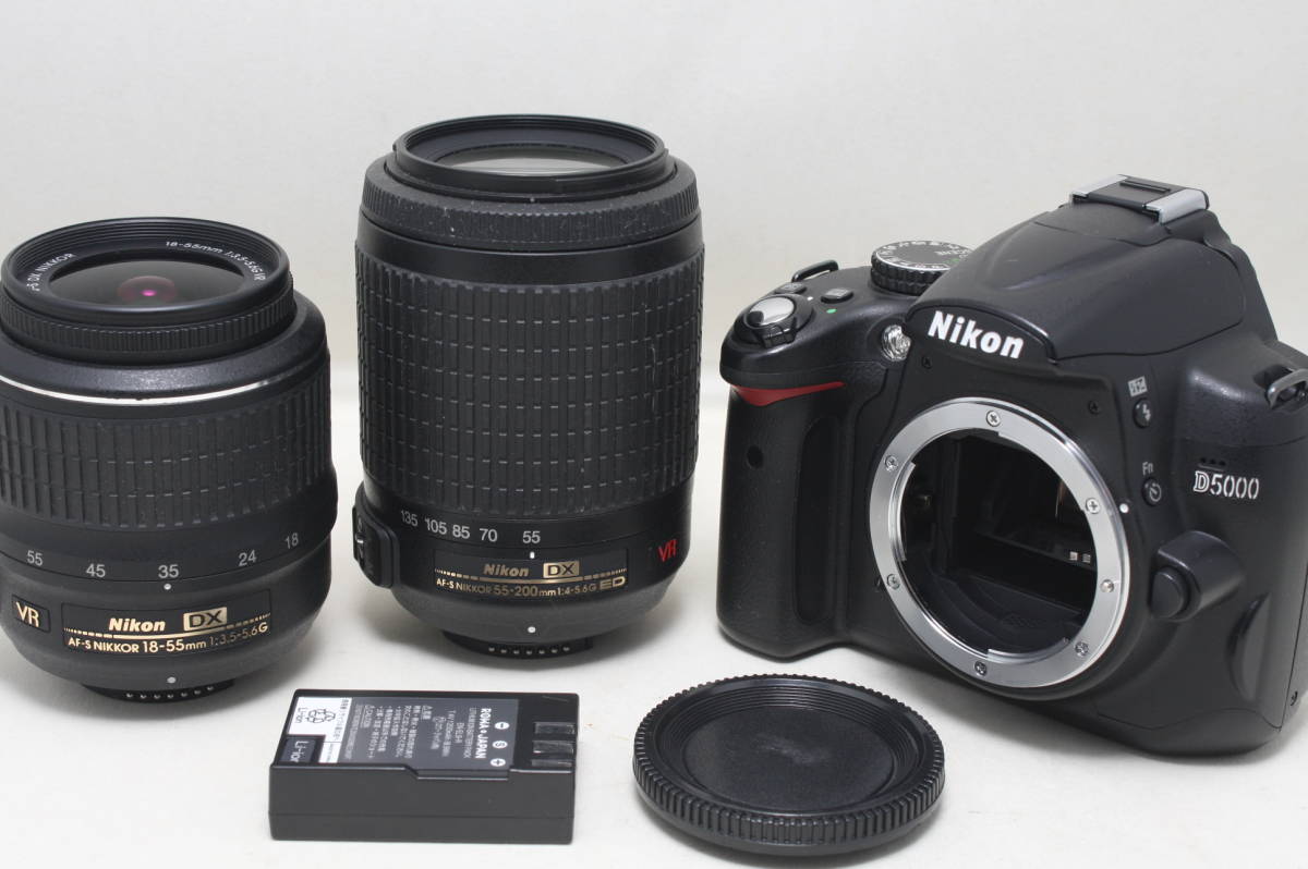 D5000 Nikon 公式通販 ダブルズームキット ニコン デジタル一眼レフカメラ - 中古 価格.com ダブルレンズキット ダブルズームレンズキット D5000❤️ダブルズームキット❤️ | 訳あり ニコン、エントリーデジタル一眼レフ「D5000」 レンズキット