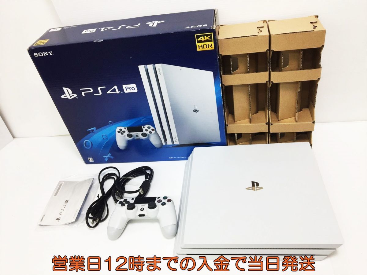 1円】PlayStation 4 Pro グレイシャー・ホワイト 1TB (CUH-7200BB02