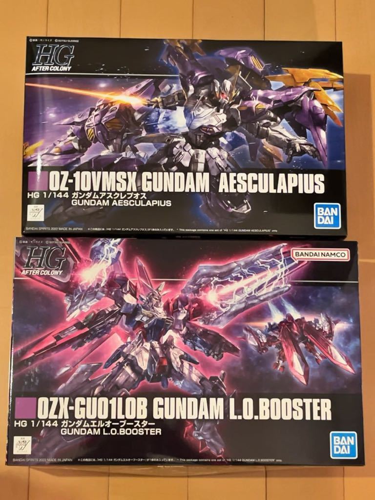未組立 HG 1/144 ガンダムエルオーブースター & ガンダムアスクレプオス