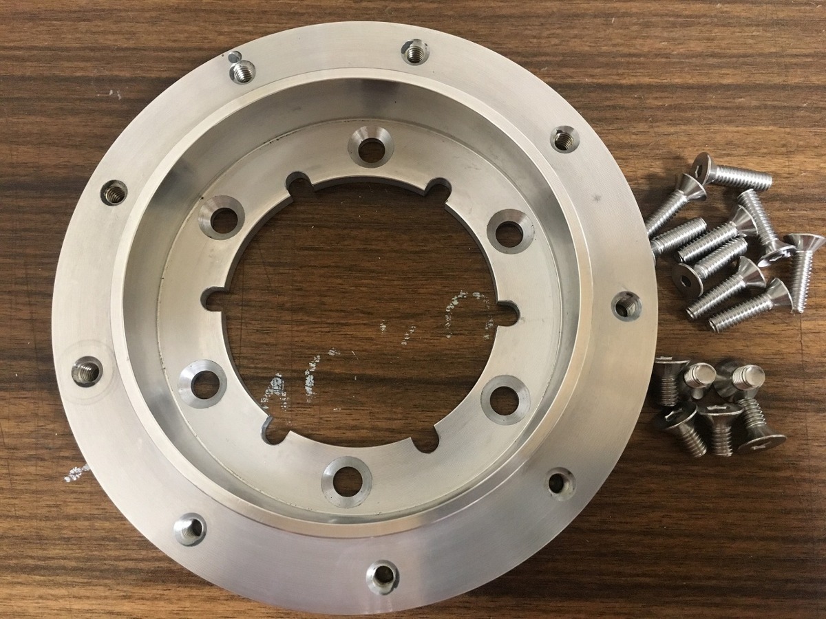  アルミ ボス アダプター モモ6穴70mm &rarr; 9穴102mm モトリタ レカラ バドニック ボイド 変換 momo ビレットスペシャリティーズ gm(その他)｜売買されたオークション情報、yahooの商品情報をアーカ その他