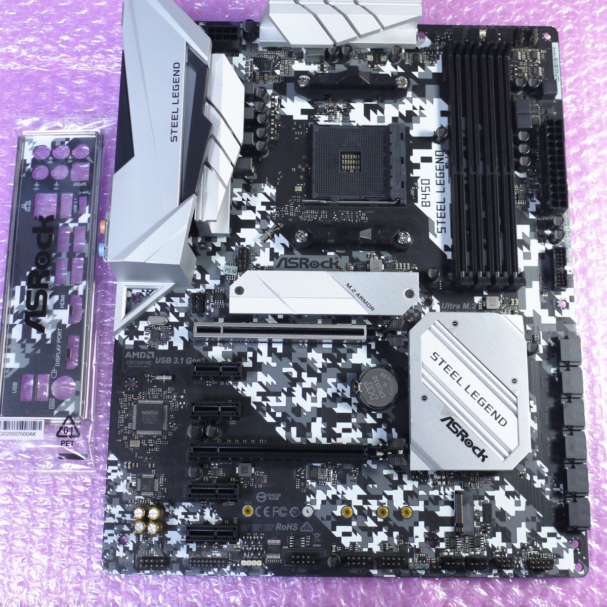 Steel ASRock Legend B450 | steel - b450 legend（マザーボード｜PC 
