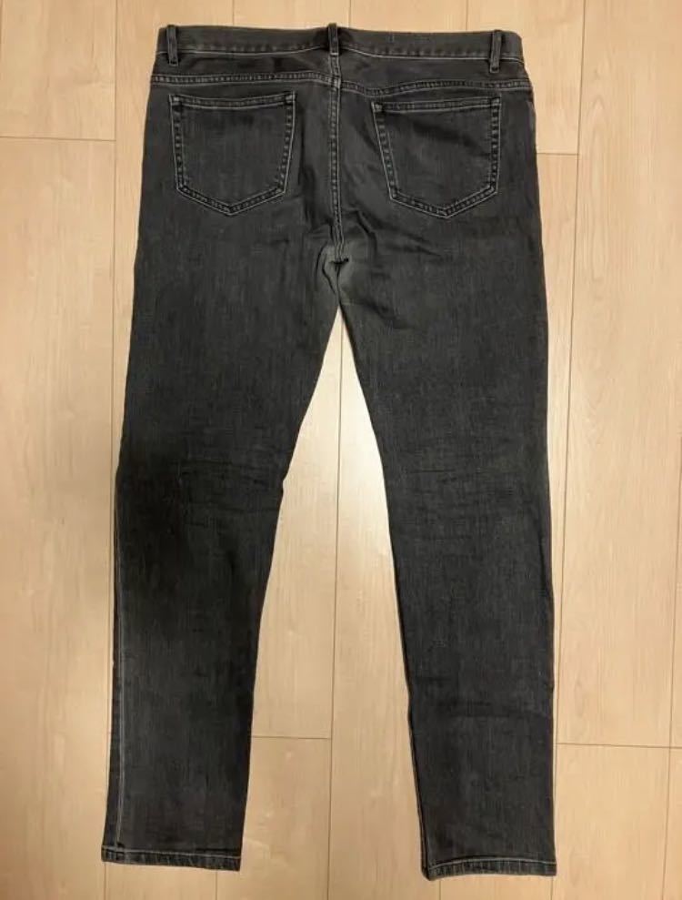 A.P.C. プチニュースタンダード デニム W34 ウォッシュドブラック グレー PETIT NEW STANDARD 定価26，400円 黒 APC アーペーセー ジーンズ