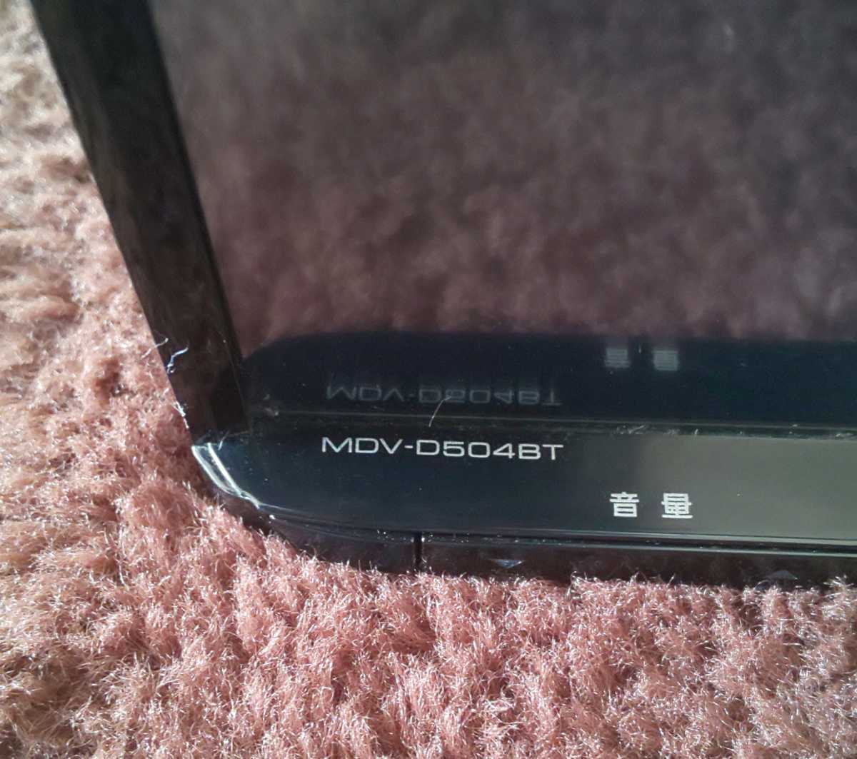 KENWOOD MDV-D504BT 2016年 MDV-D504BT KENWOOD ケンウッド CD 動作OK