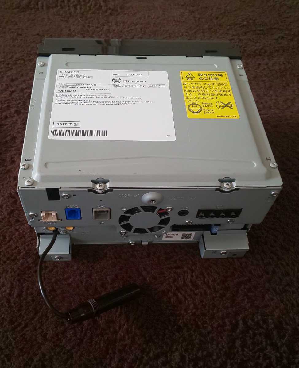 KENWOOD MDV-D504BT 2016年 MDV-D504BT KENWOOD ケンウッド CD 動作OK