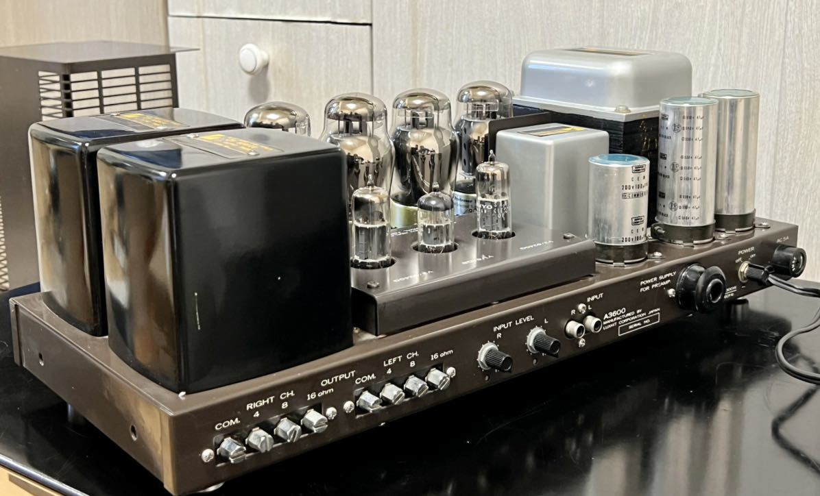 LUXMAN LUXKIT A3600 真空管パワーアンプ 安心して使える 6550 / KT88