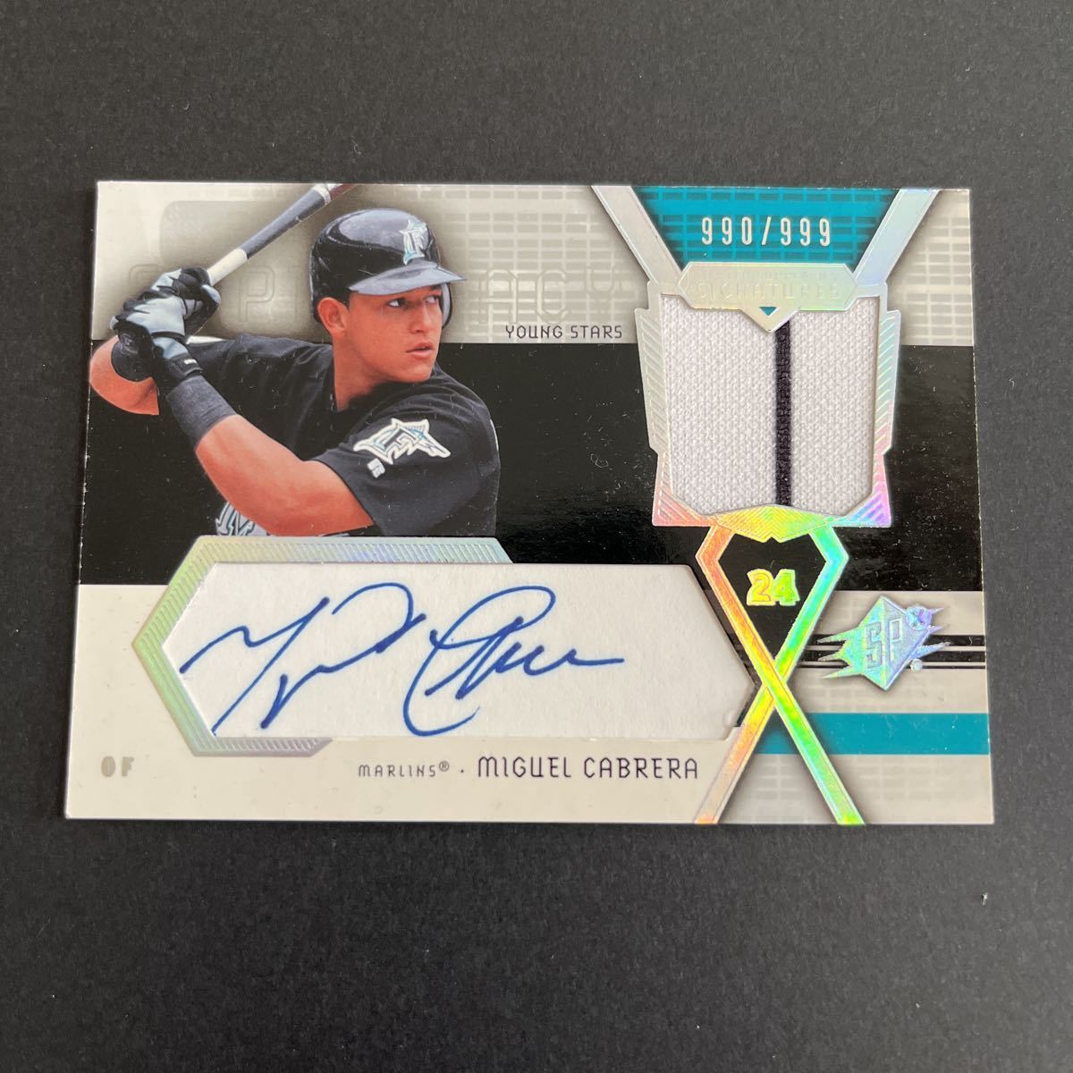 UPPER DECK SPX Miguel Cabrera 直筆サインカード 990/999 2006 SPx