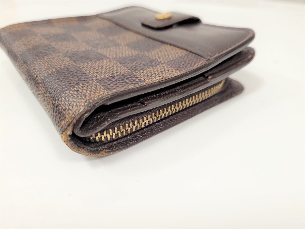 ☆LOUIS VUITTON ルイヴィトン ダミエ コンパクトジップ N61668 二