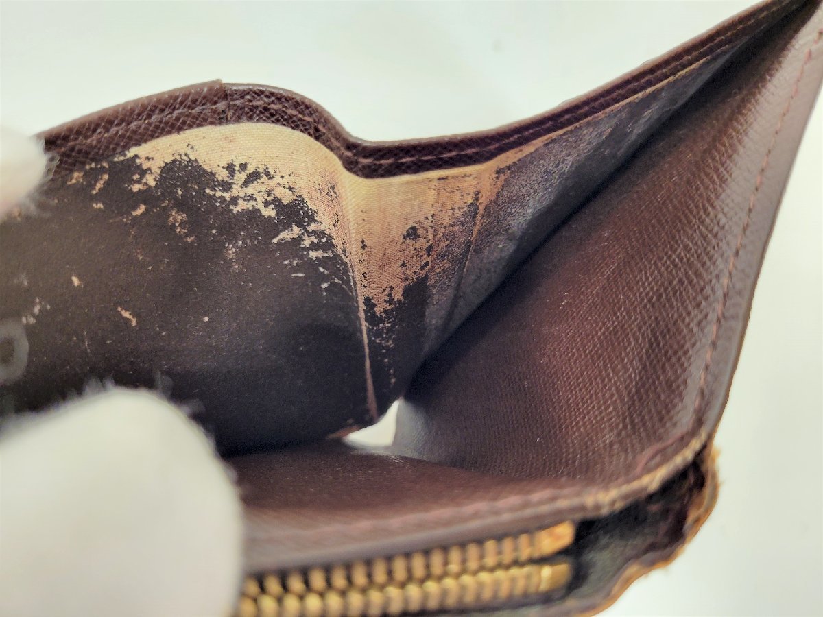 ☆LOUIS VUITTON ルイヴィトン ダミエ コンパクトジップ N61668 二