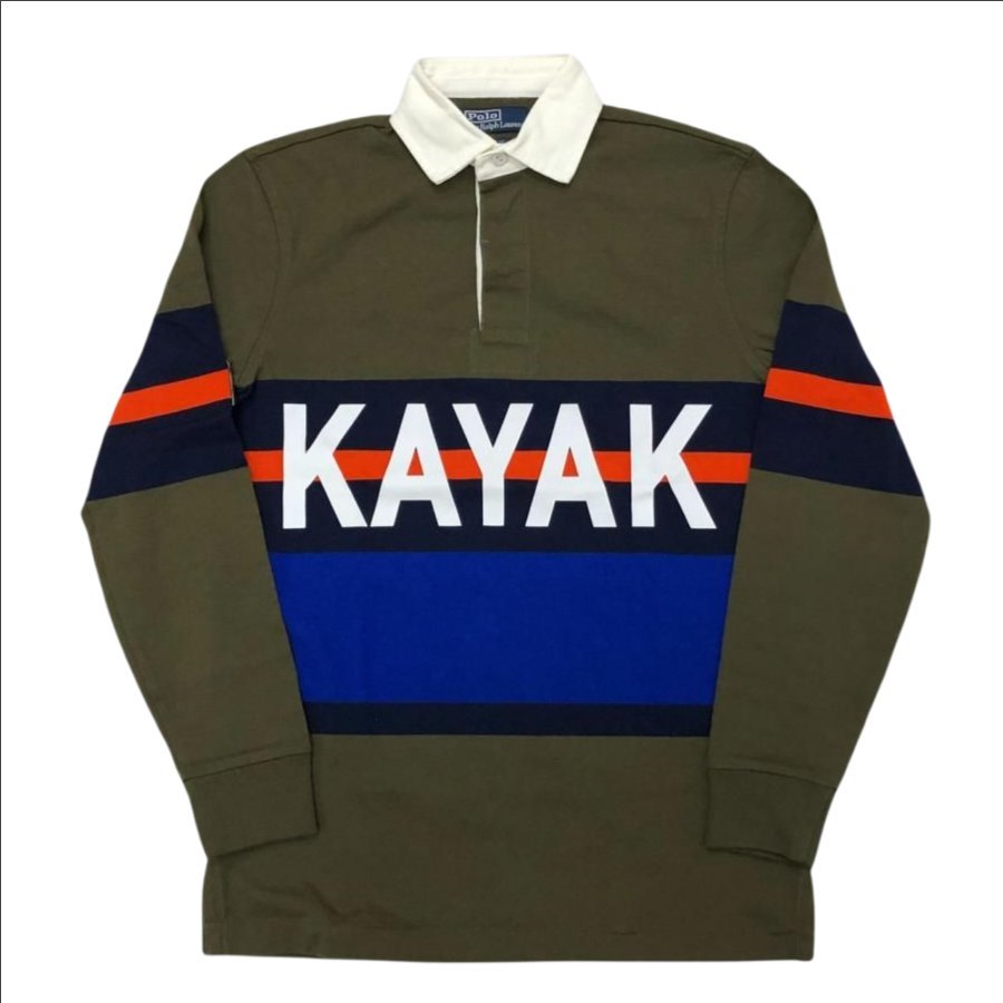 POLO RALPH LAUREN - HI-TECH L/S Rugby Shirt KAYAK 表記サイズ(XS)