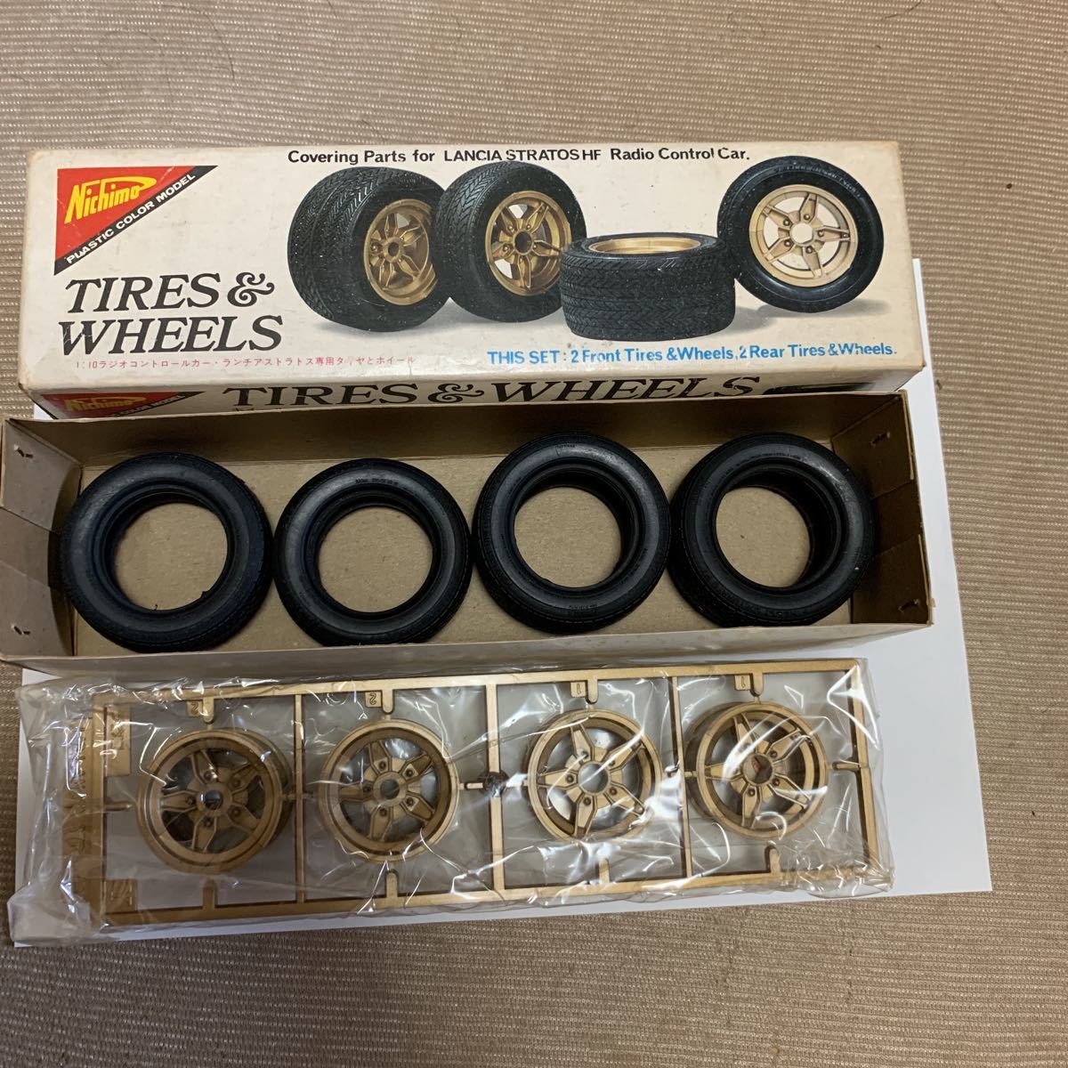 ニチモ 旧車 1/10 ランチア ストラトス HF スペアタイヤセット 1台分 