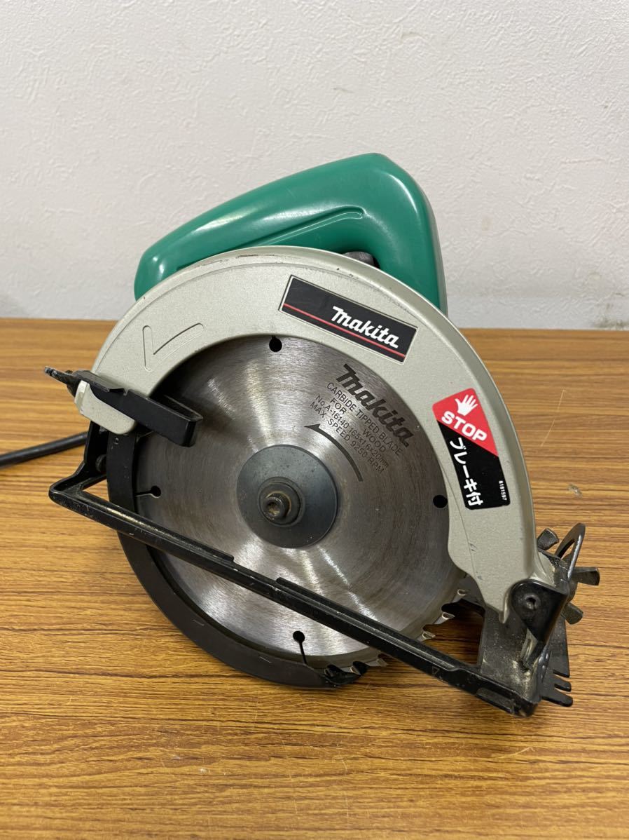 b& makita マキタ 6型マルノコ 型式M560 使用可丸ノコ155〜165mm 電動工具 マルノコ 通電動作確認済み