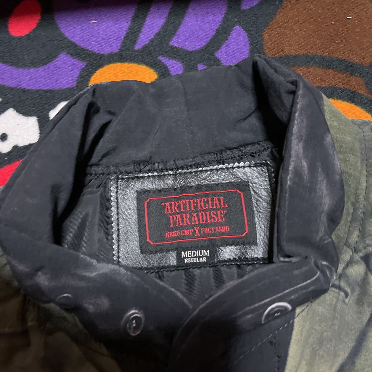 16aw NEIGHBORHOOD FUCT 2WAY 転写 JACKET ジャケット NHFU VEST 