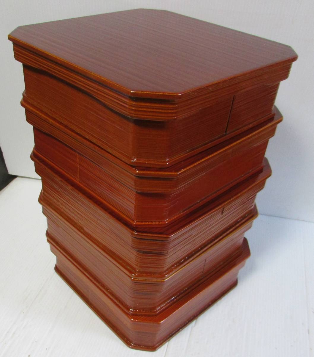 大徳寺弁当 5客 木箱 縁高 弁当箱 大徳寺重 重箱 大徳