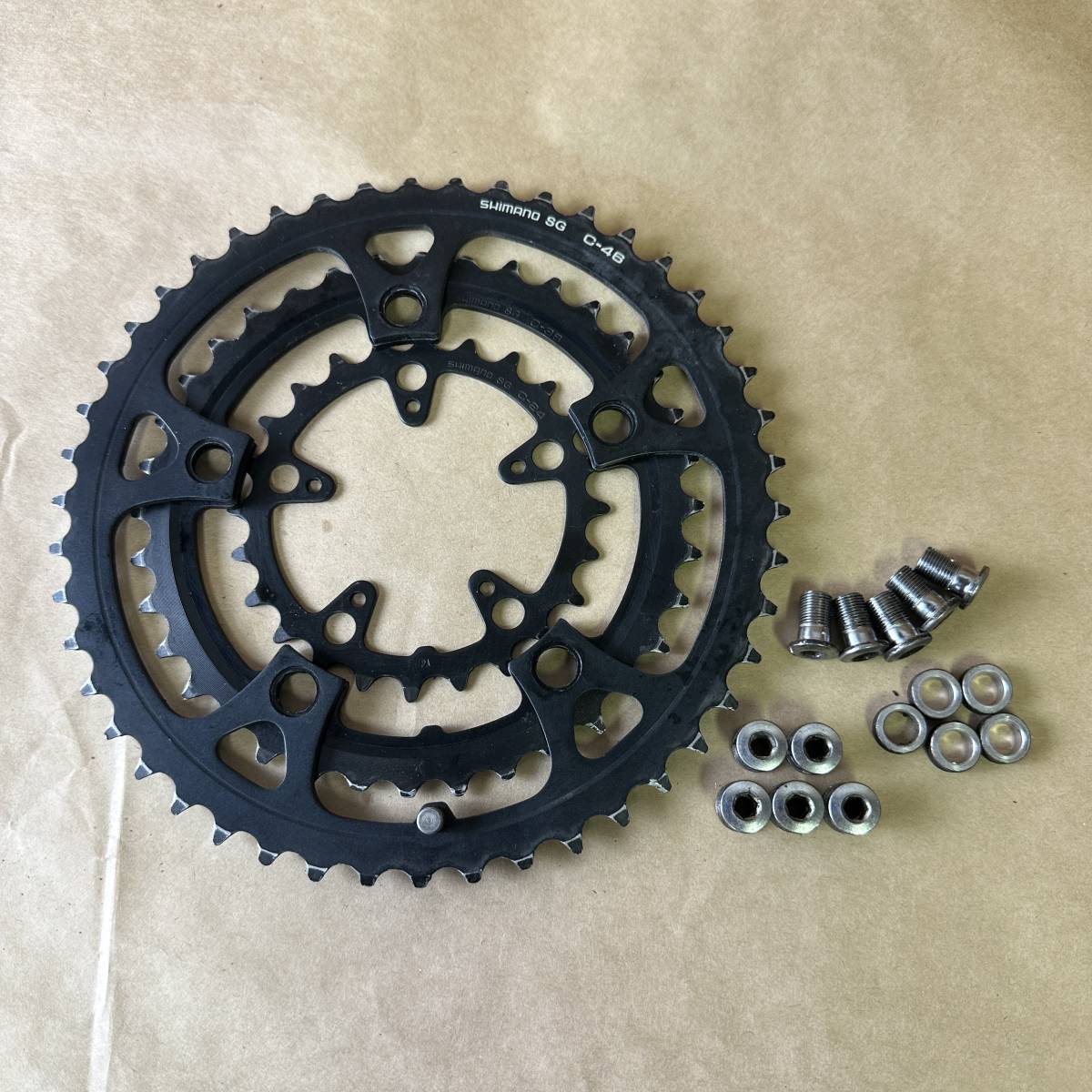 SHIMANO / SG C-46/36/24 PCD110 USED チェーンリング パーツ 【公式通販】