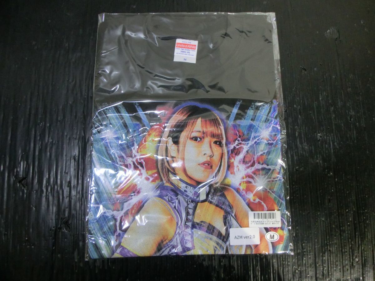 T【E7-29】【送料無料】未開封/スターダム/STARDOM/ラップTシャツ/Queen's Quest/AZM ver2.0/サイズM/メンズ